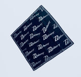 Zasberry Midnight Monogram Luxury Silk Scarf