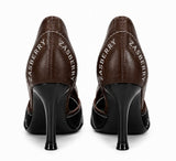 Zasberry® Signature Monogram Heritage Stiletto Pumps