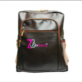 Zasberry-Brown original Leather backpack