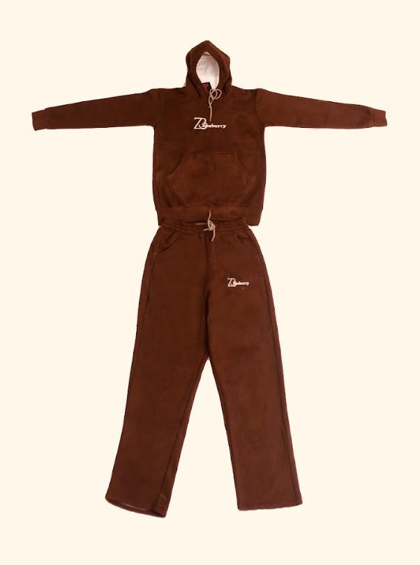 Zasberry Mocha Luxe Hoodie Set