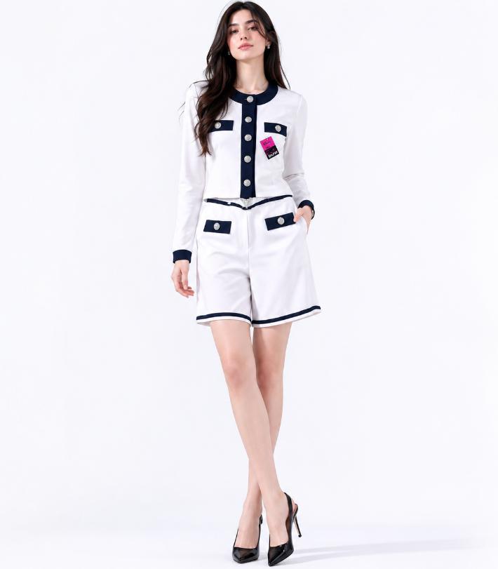 Zasberry Ivory Monochrome Luxe  Set