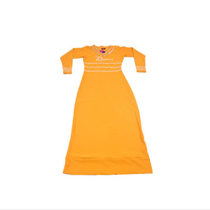 Zasberry Yellow female gown