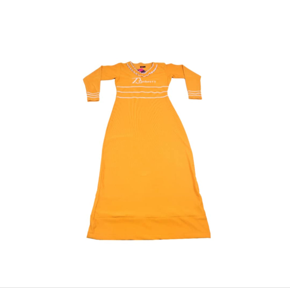 Zasberry Yellow female gown