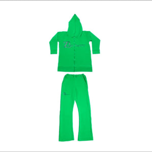 Zasberry- Green Female Hood Set