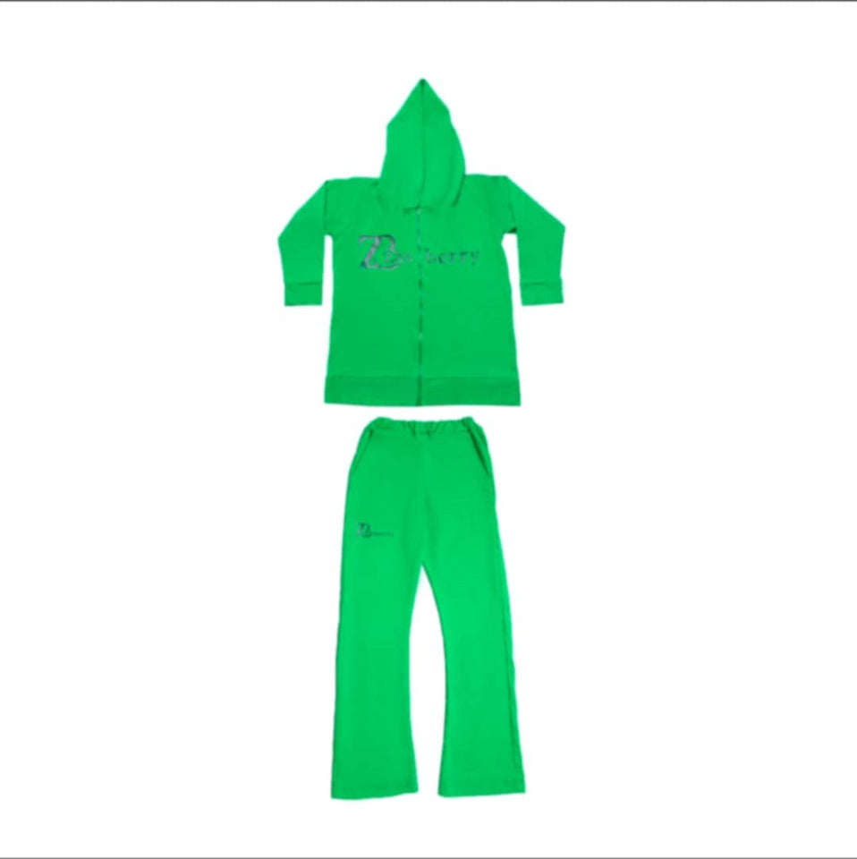 Zasberry- Green Female Hood Set
