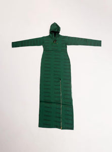 Zasberry Signature Luxe Hooded Maxi Dress