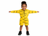Zasberry Signature Kids Yellow Hooded Romper