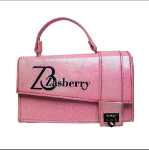 Zasberry-Classic Square Pink handbag