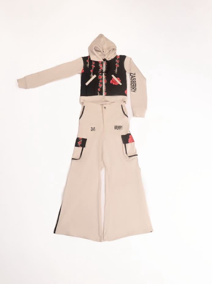 Zasberry Blossom Luxe Cargo Tracksuit