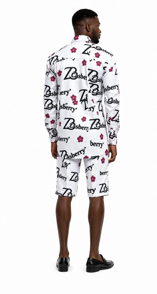 Zasberry Men Signature Silk Monogram Luxe Set