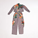 Zasberry Girls Luxe Patchwork Cargo Set – Cropped Jacket & Wide-Leg Pants Outfit