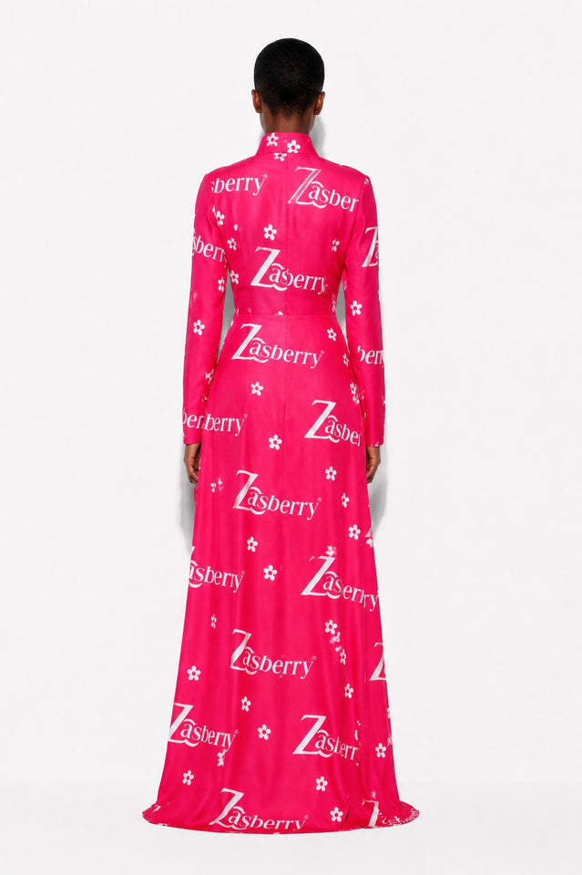 Zasberry® Signature Silk Blossom Maxi Skirt Set