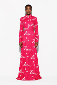 Zasberry® Signature Silk Blossom Maxi Skirt Set