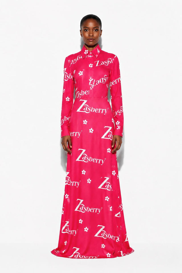 Zasberry® Signature Silk Blossom Maxi Skirt Set