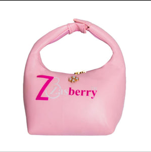 Zasberry-Handle Me Pink Ladies Leather Bag