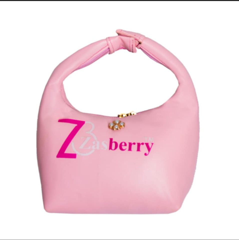 Zasberry-Handle Me Pink Ladies Leather Bag