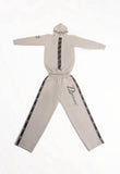Zasberry Signature Logo Tape Hooded Tracksuit-Light Grey Set