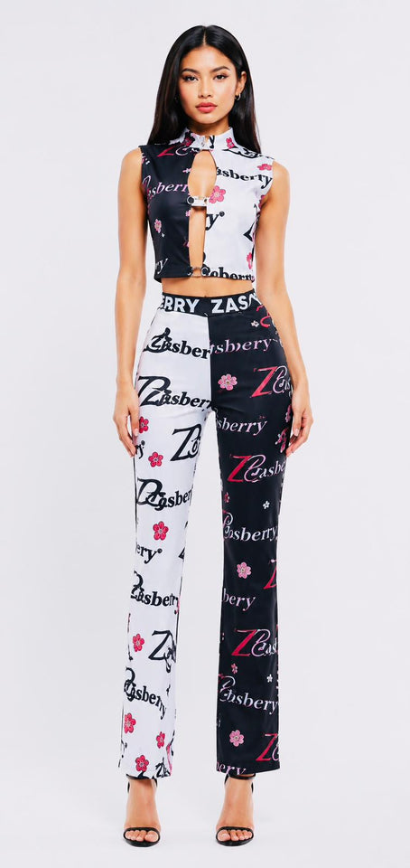 Zasberry Noir Éclat Silk Statement Set