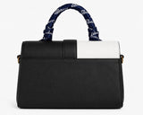 Zasberry® Noir Éclipse Top Handle Satchel