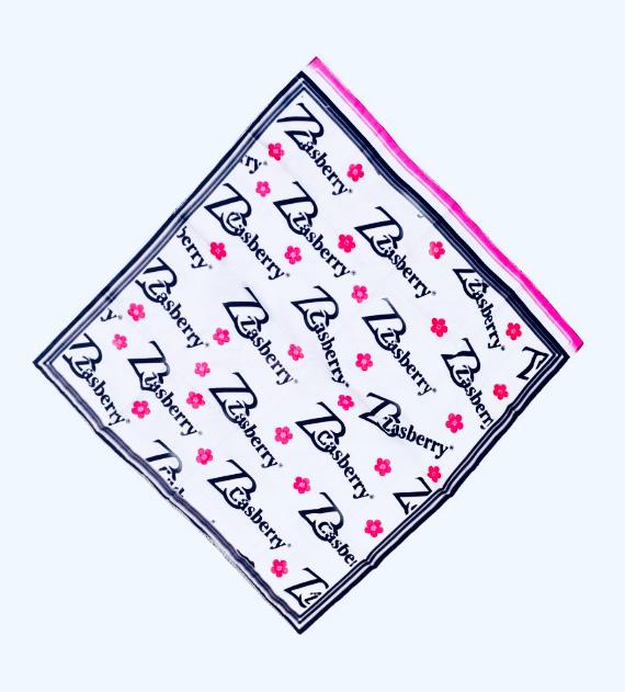 Zasberry Blossom Signature Luxury Silk Scarf