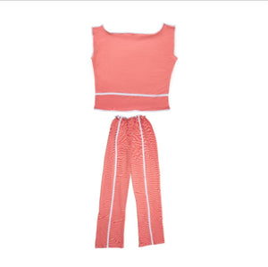 Zasberry- Ladies two-piece set's pink
