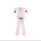 Zasberry white female tracksuits set